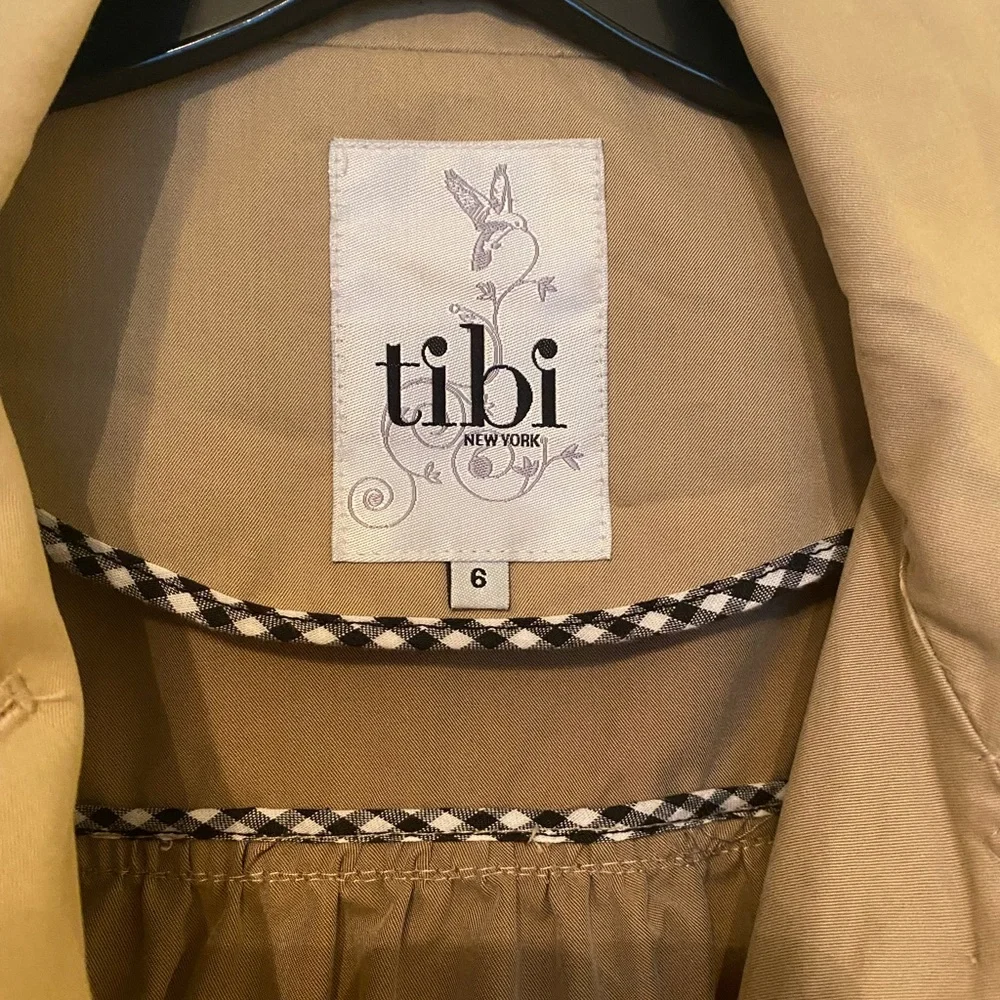 Tibi Cropped Raincoat Size 6 - Picture 3 of 6